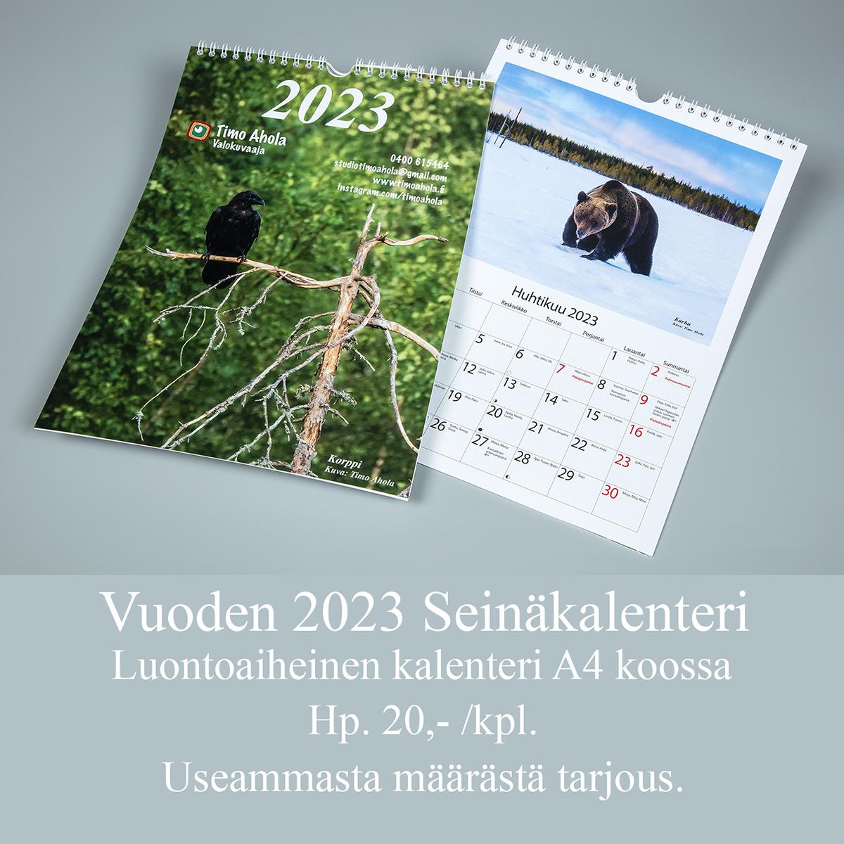 Valokuvaaja Timo Ahola -  - Seinäkalenteri (c) Valokuvaaja Timo Ahola